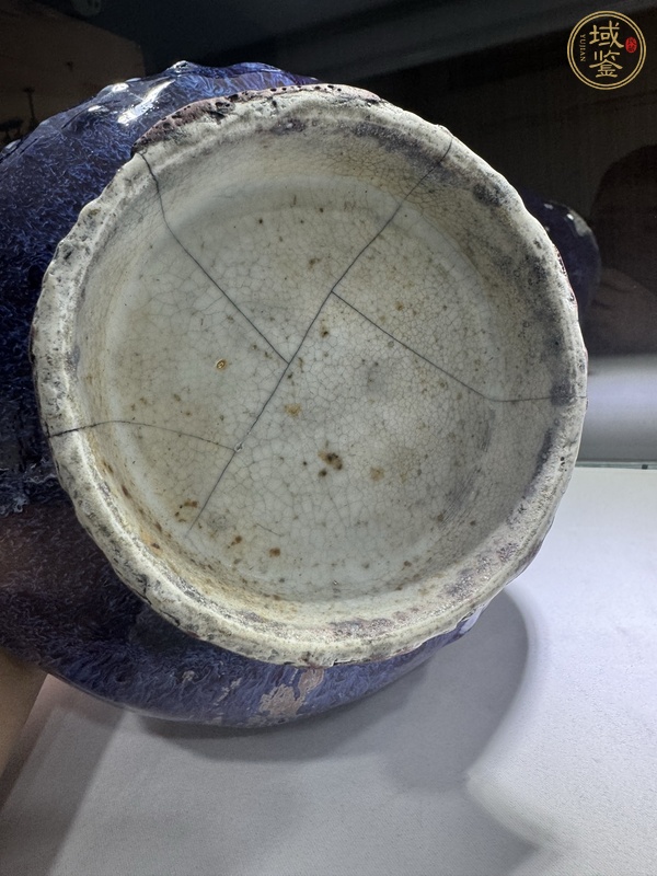 古玩陶瓷創匯期至80年代窯變釉瓶真品鑒賞圖