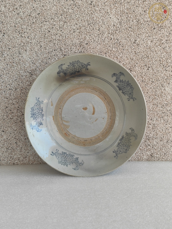 古玩陶瓷青花魚(yú)紋盤(pán)真品鑒賞圖