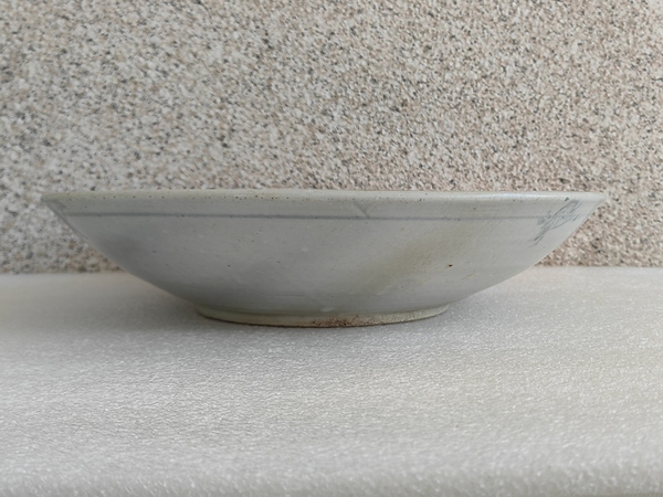 古玩陶瓷青花魚紋盤拍賣，當前價格850元