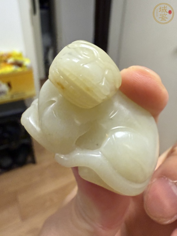 古玩和田玉獸真品鑒賞圖