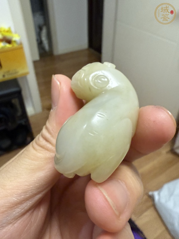 古玩玉器和田玉獸真品鑒賞圖