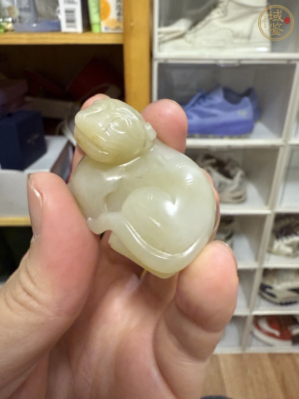 古玩玉器和田玉獸真品鑒賞圖