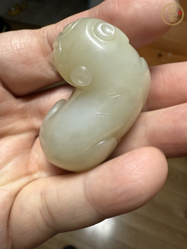 古玩玉器和田玉獸真品鑒賞圖