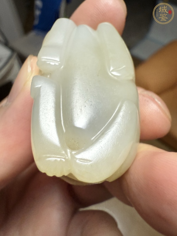 古玩玉器和田玉獸真品鑒賞圖