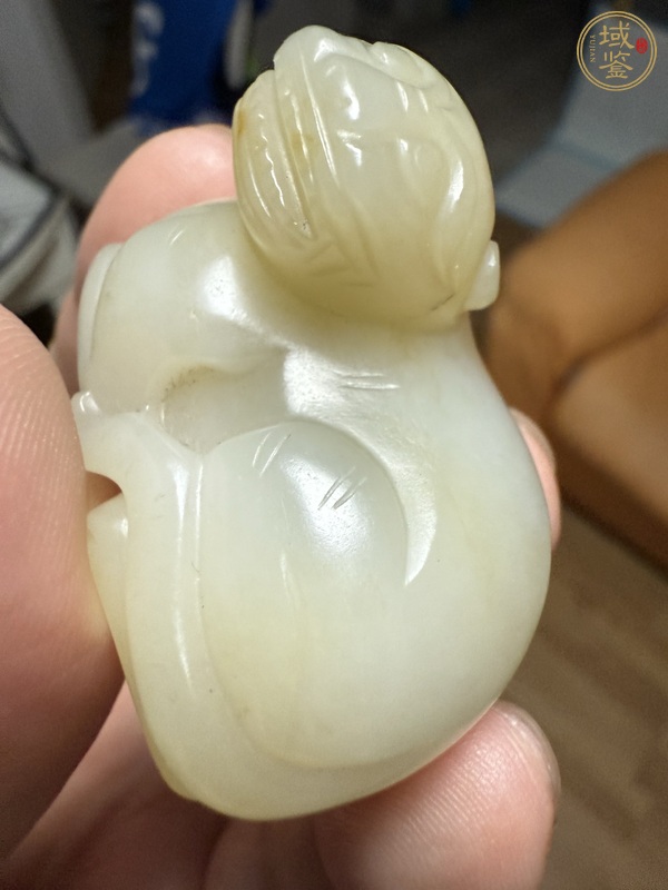 古玩玉器和田玉獸真品鑒賞圖