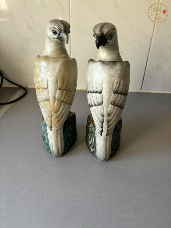 古玩陶瓷鸚鵡塑像真品鑒賞圖
