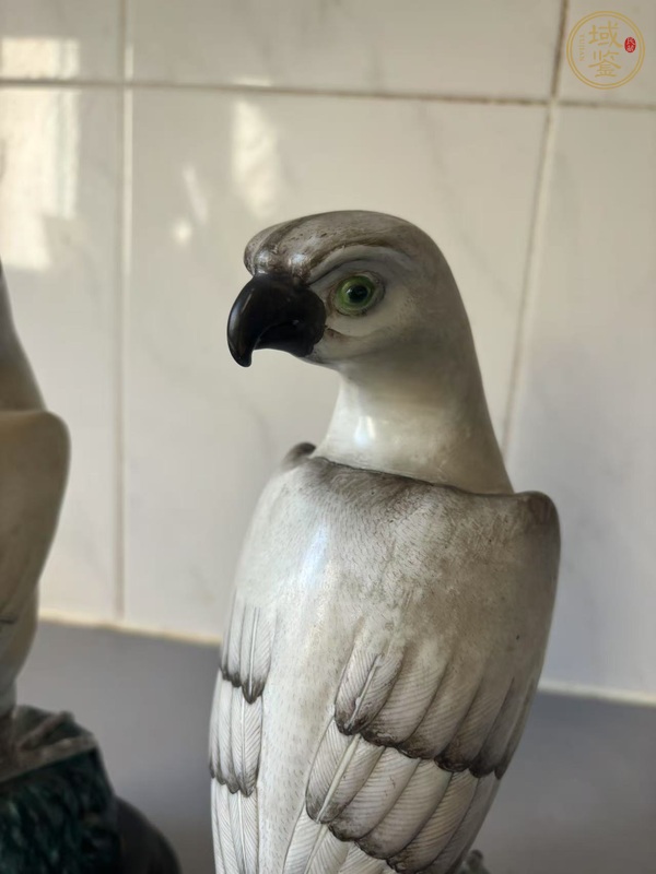 古玩陶瓷鸚鵡塑像真品鑒賞圖