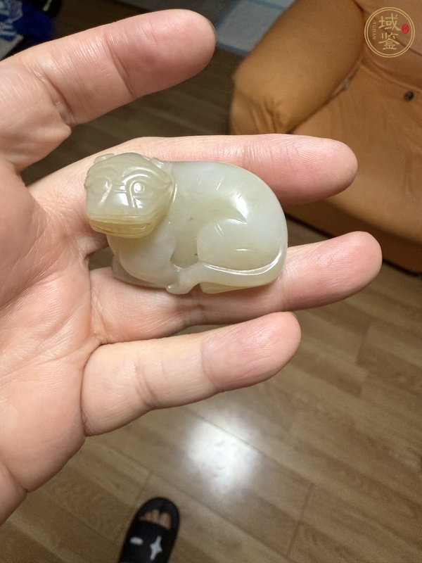 古玩玉器和田玉獸真品鑒賞圖