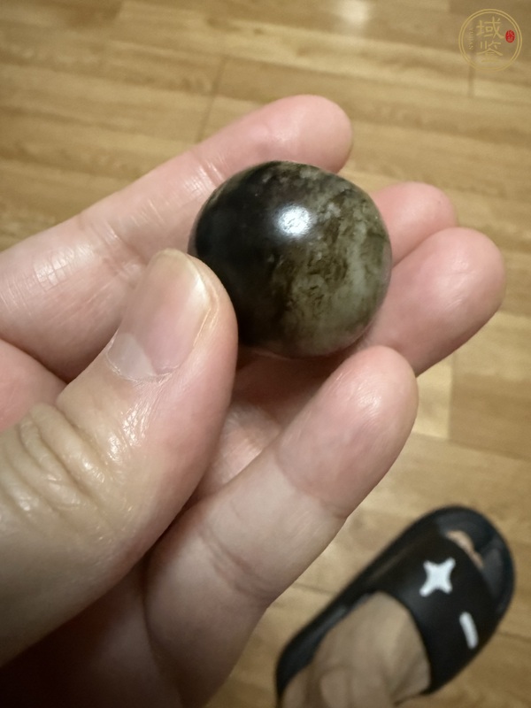 古玩玉器和田玉雕“素紋珠”真品鑒賞圖