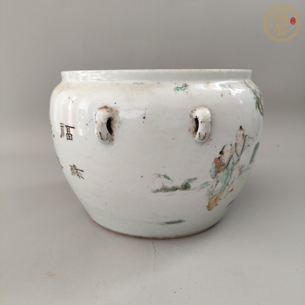 古玩陶瓷四系粥罐真品鑒賞圖
