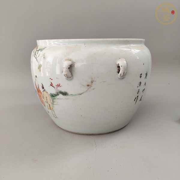 古玩陶瓷四系粥罐真品鑒賞圖