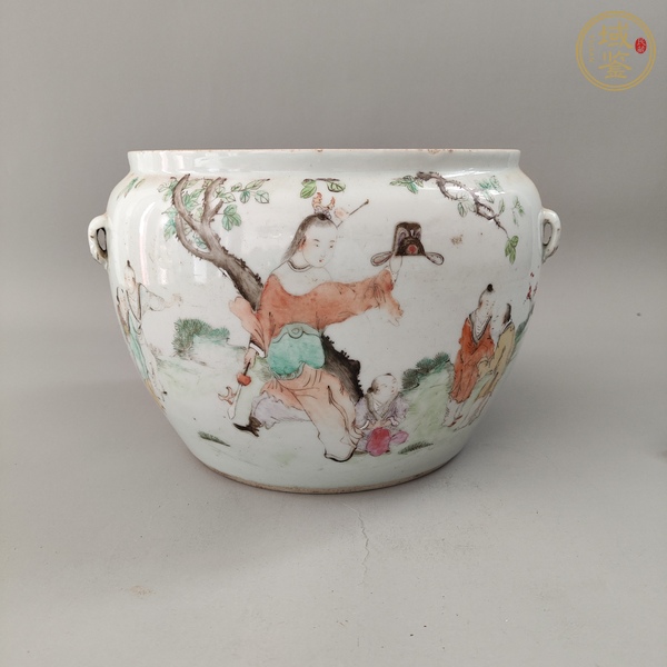 古玩陶瓷四系粥罐真品鑒賞圖