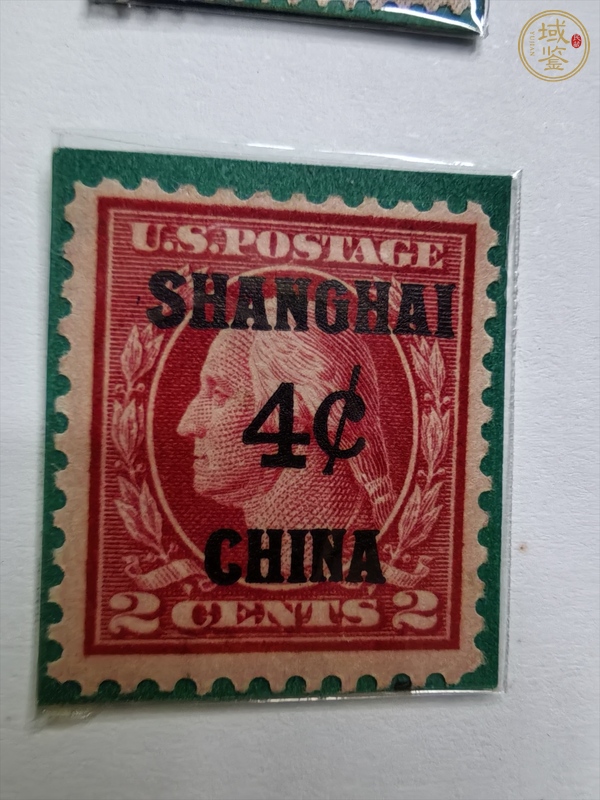 古玩雜項(xiàng)英國在華客郵郵票真品鑒賞圖