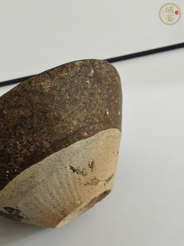 古玩陶瓷贛州窯褐釉茶盞真品鑒賞圖