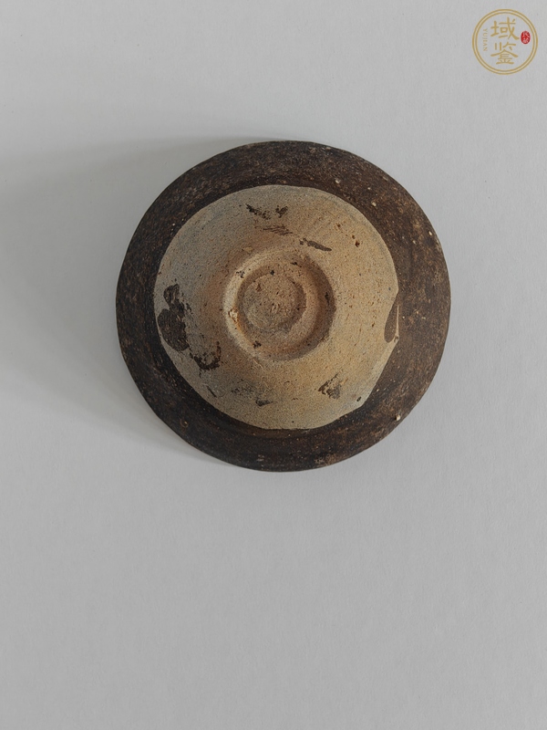 古玩陶瓷贛州窯褐釉茶盞真品鑒賞圖