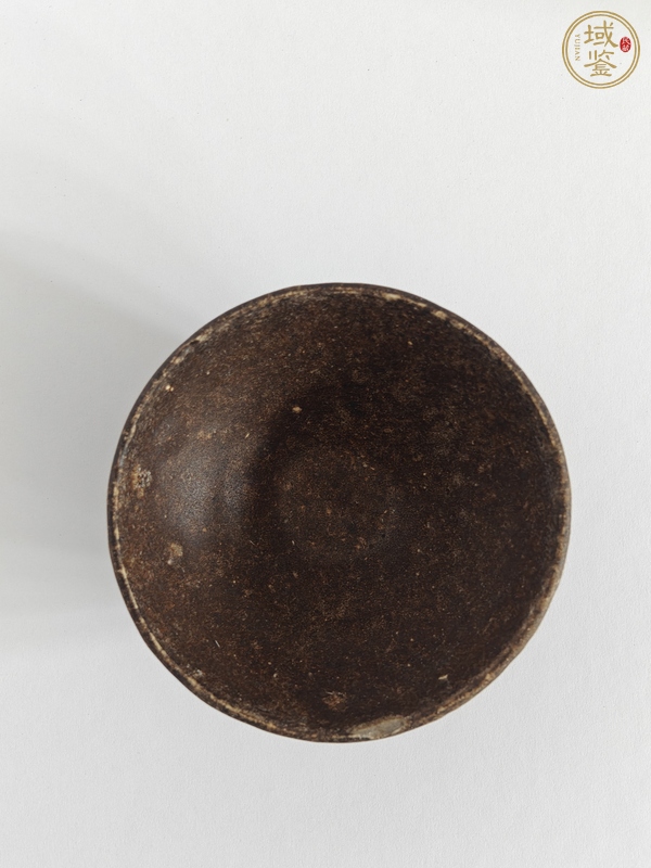 古玩陶瓷贛州窯褐釉茶盞真品鑒賞圖
