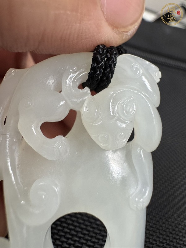 古玩玉器仿古玉雕雞心佩真品鑒賞圖