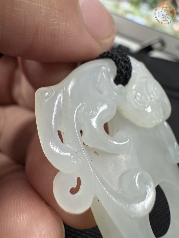 古玩玉器仿古玉雕雞心佩真品鑒賞圖
