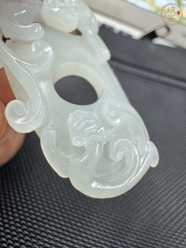 古玩玉器仿古玉雕雞心佩真品鑒賞圖
