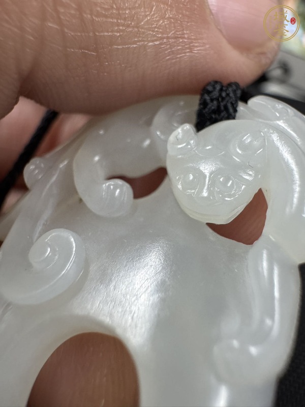 古玩玉器仿古玉雕雞心佩真品鑒賞圖