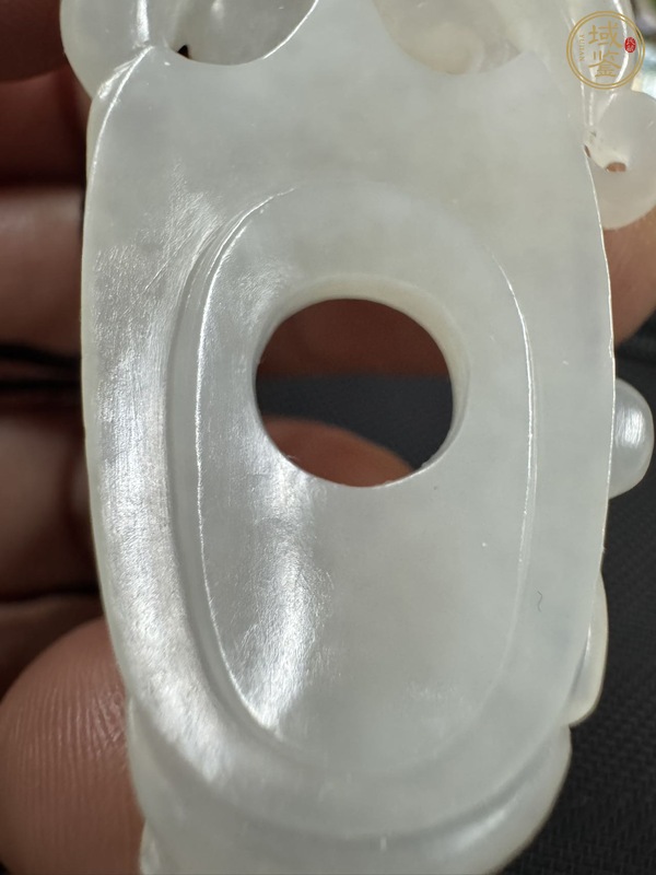 古玩玉器仿古玉雕雞心佩真品鑒賞圖