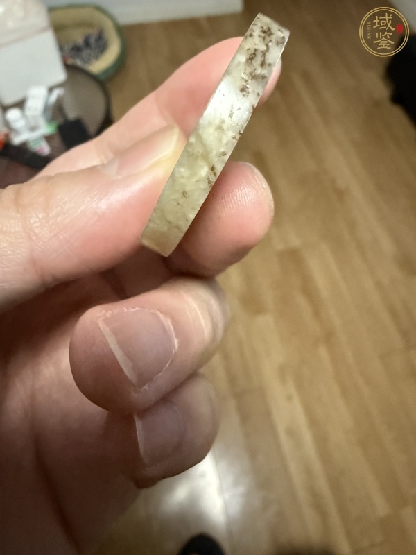 古玩玉器廣義和田玉俄料玉璧真品鑒賞圖