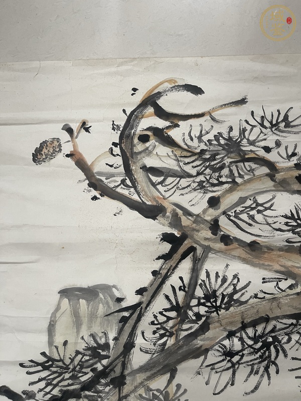 古玩字畫禿筆掃風(fēng)雷真品鑒賞圖