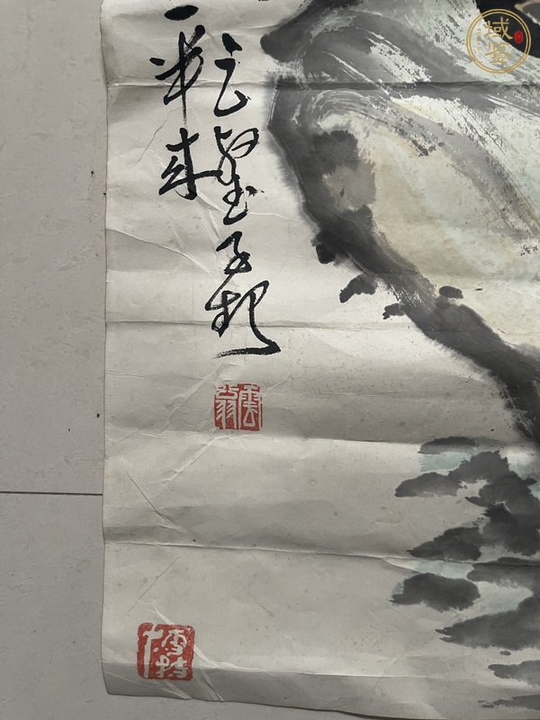 古玩字畫禿筆掃風(fēng)雷真品鑒賞圖