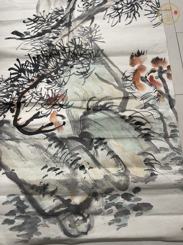 古玩字畫禿筆掃風(fēng)雷真品鑒賞圖