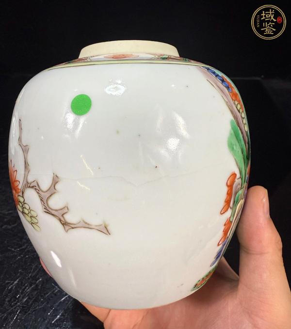 古玩陶瓷五彩人物故事罐真品鑒賞圖