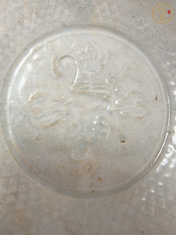 古玩陶瓷青白釉花卉紋水洗真品鑒賞圖