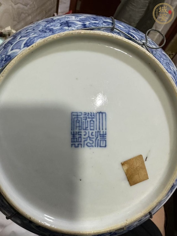 古玩陶瓷青花盤真品鑒賞圖