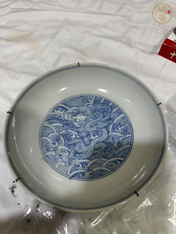 古玩陶瓷青花盤真品鑒賞圖