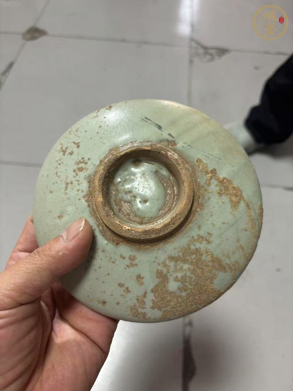 古玩陶瓷金代鈞瓷盤真品鑒賞圖