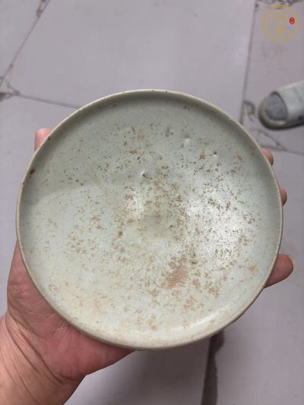 古玩陶瓷金代鈞瓷盤真品鑒賞圖