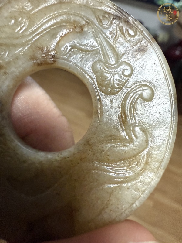 古玩玉器仿古做舊玉璧真品鑒賞圖