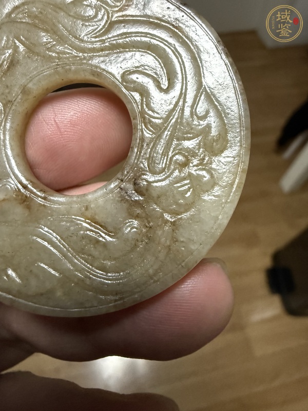 古玩玉器仿古做舊玉璧真品鑒賞圖