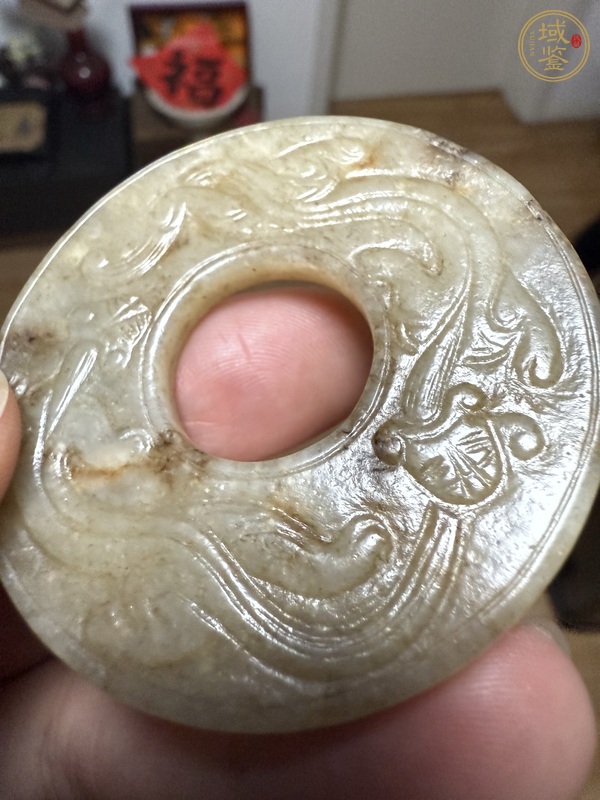 古玩玉器仿古做舊玉璧真品鑒賞圖