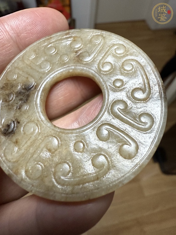 古玩玉器仿古做舊玉璧真品鑒賞圖