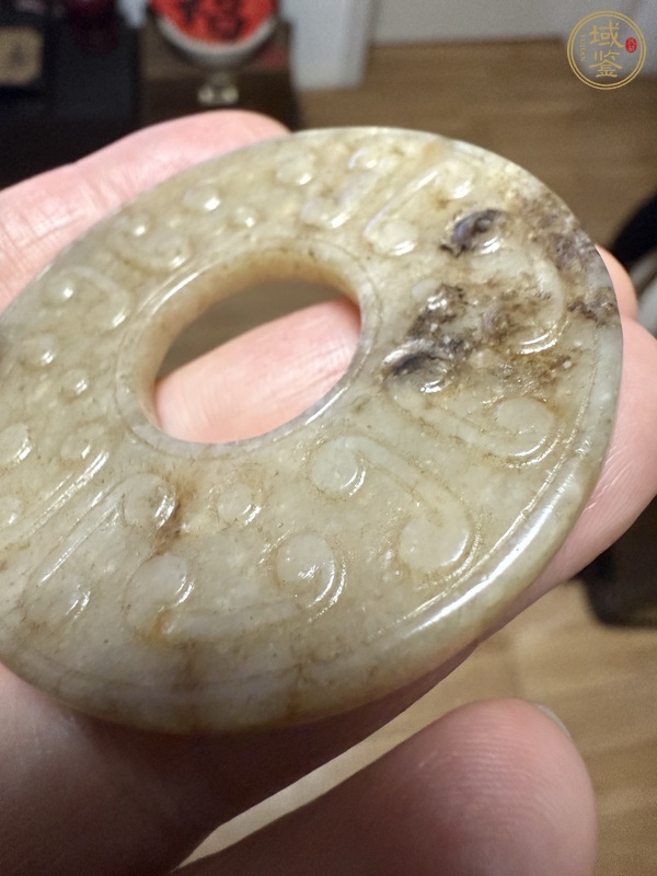 古玩玉器仿古做舊玉璧真品鑒賞圖