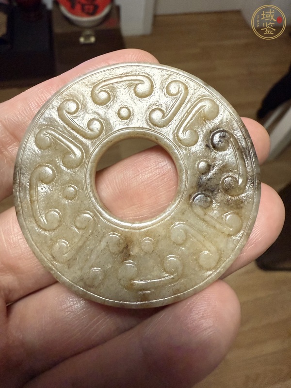 古玩玉器仿古做舊玉璧真品鑒賞圖