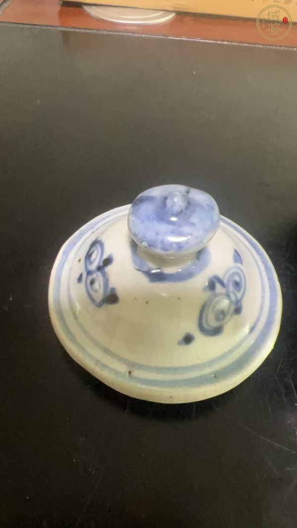 古玩陶瓷青花蓋罐真品鑒賞圖