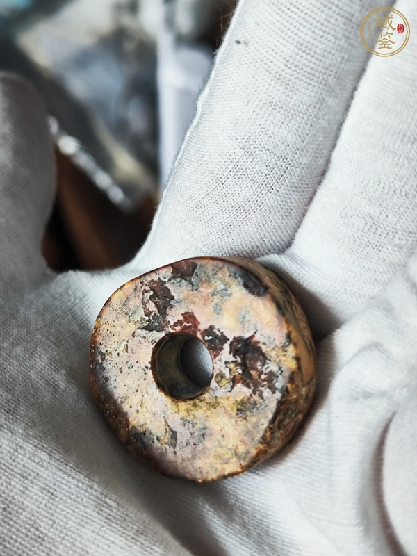 古玩玉器仿古做舊小玉璧真品鑒賞圖