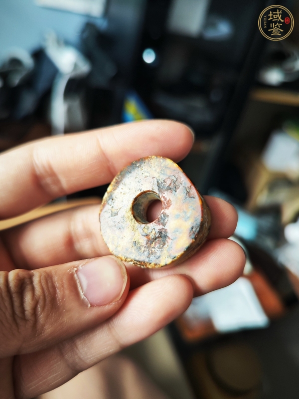 古玩玉器仿古做舊小玉璧真品鑒賞圖