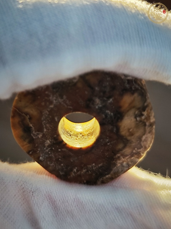 古玩玉器仿古做舊小玉璧真品鑒賞圖