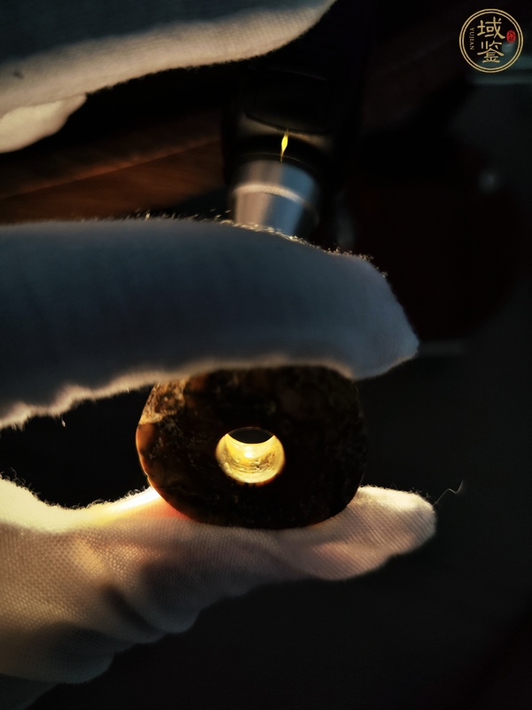 古玩玉器仿古做舊小玉璧真品鑒賞圖
