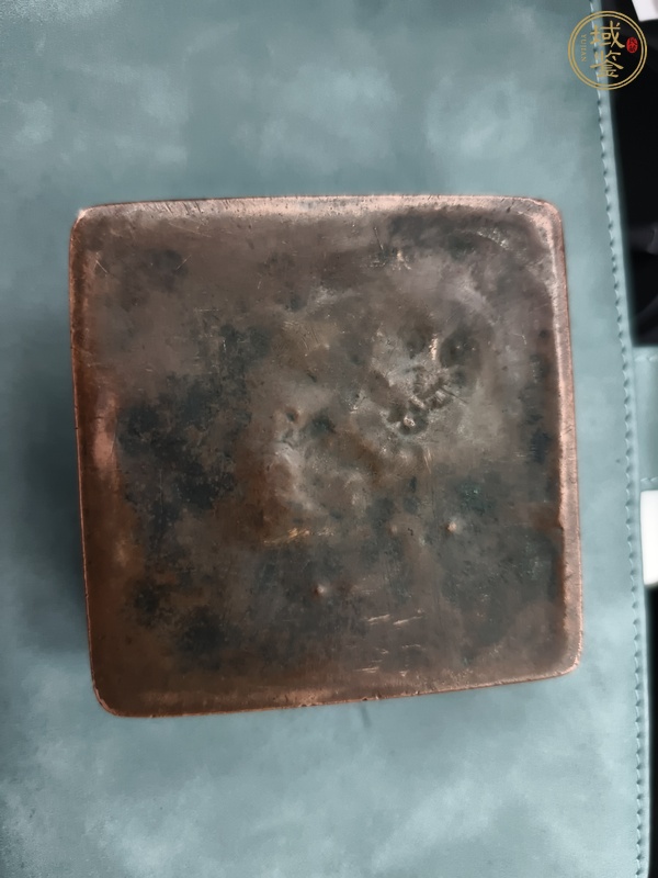 古玩銅器墨盒真品鑒賞圖