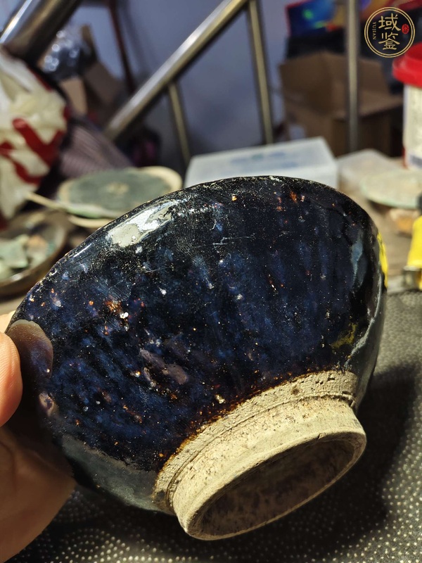 古玩陶瓷磁州窯系黑釉碗真品鑒賞圖