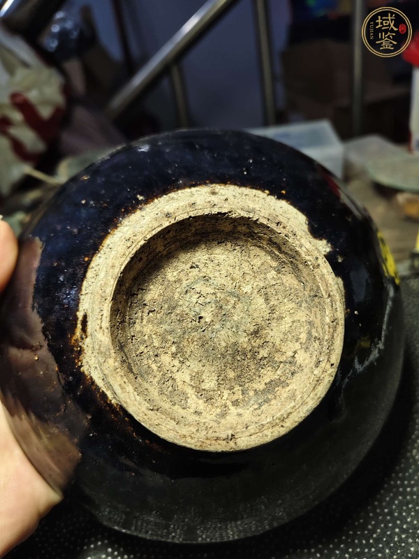 古玩陶瓷磁州窯系黑釉碗真品鑒賞圖