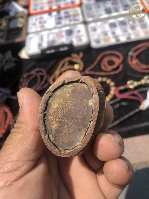 古玩銅器銅蓮花生真品鑒賞圖